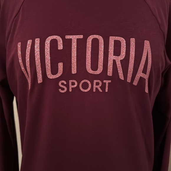 Victoria’s Secret Sport open back tee - Medium Maroon - Picture 3 of 9